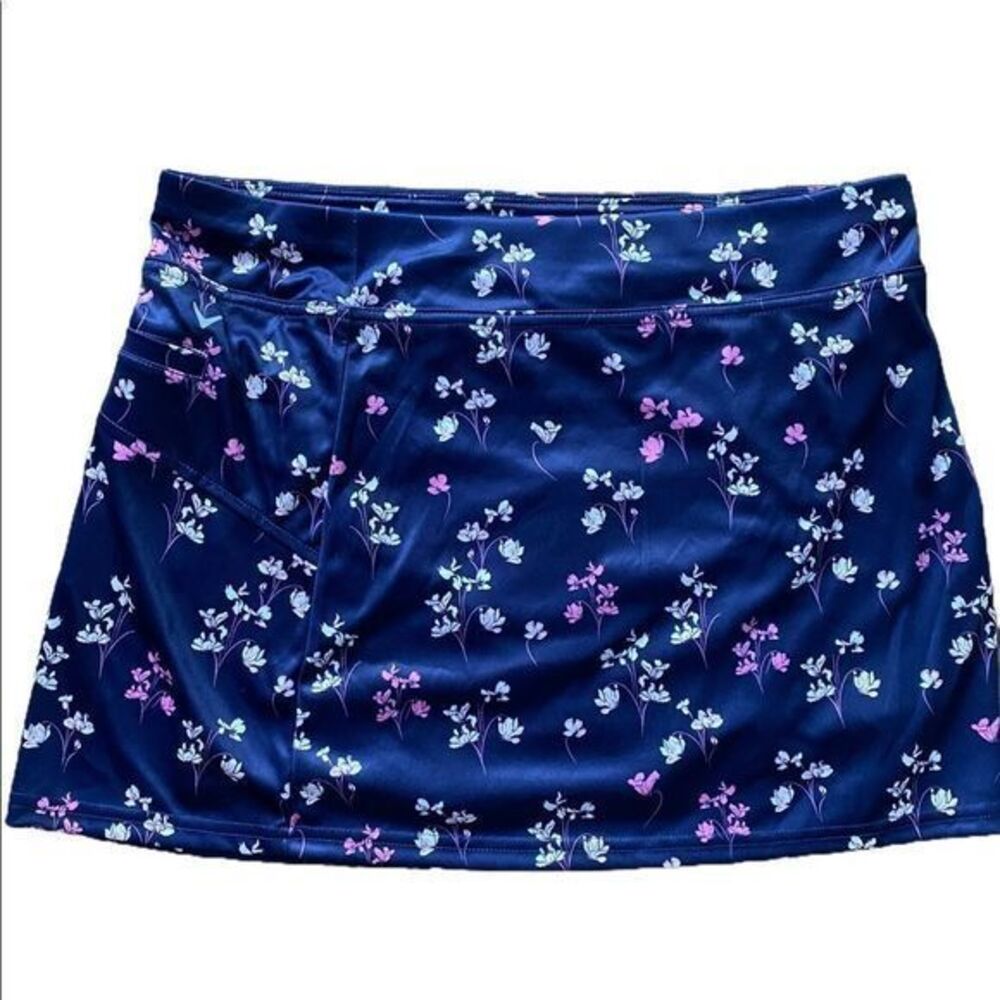 Callaway Optidry Skort - L navy print , NWT , polyester spandex